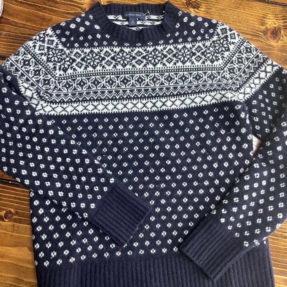 Classic Fair isle crewneck sweater